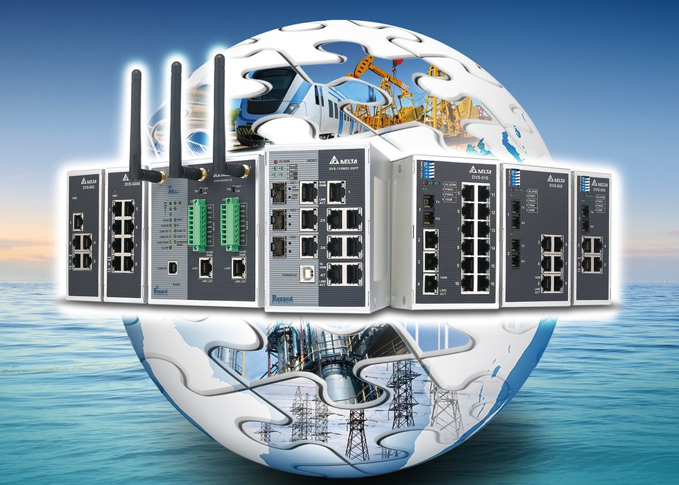 Serie DVS    Conmutadores Ethernet industriales rentables y de gestión fiable